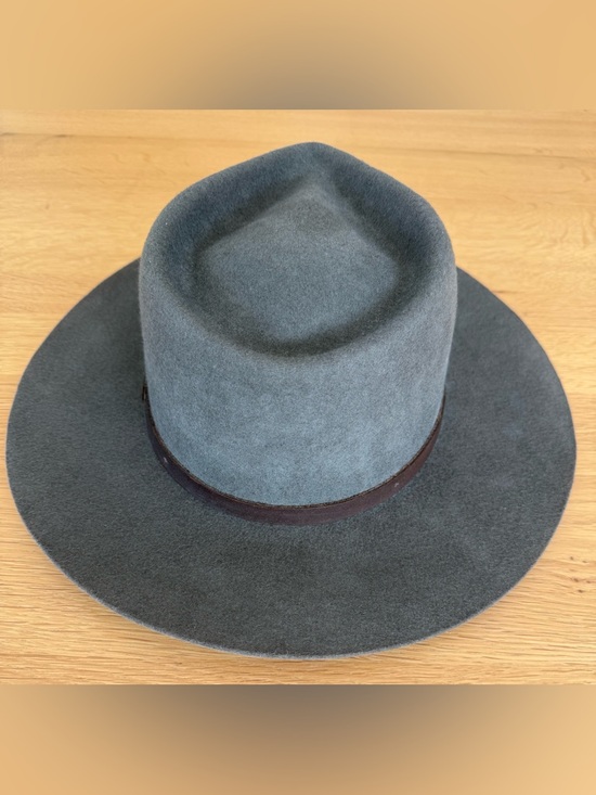 Yellow 108 Dylan Fedora Unisex 100% Wool Hat Water Resistant Size Large main image 6